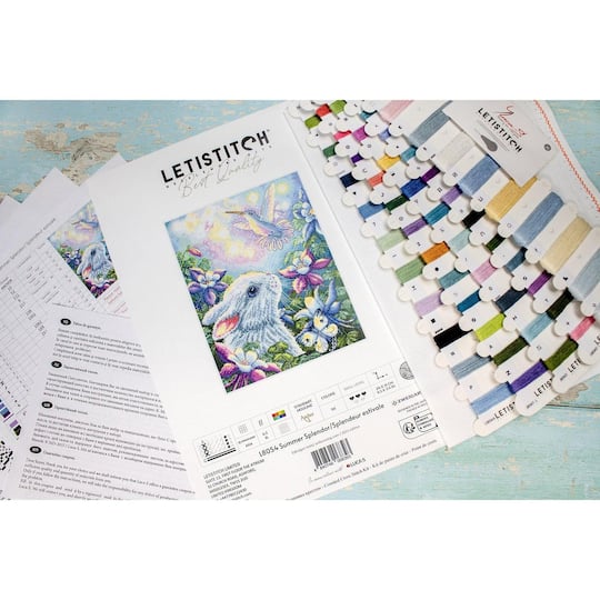 Letistitch Summer Splendor Counted Cross Stitch Kit